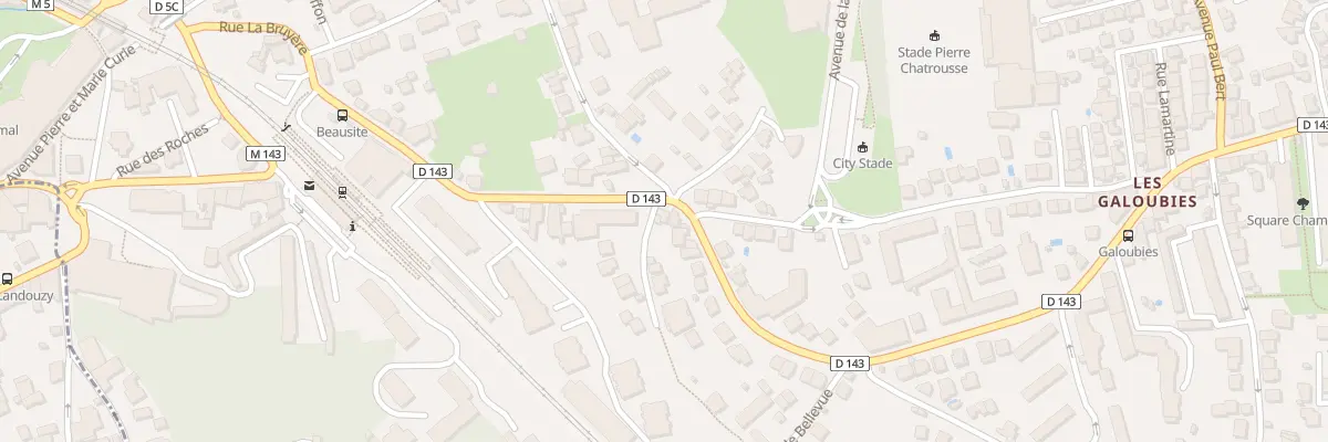 Plan du 95 Bd Gambetta à Chamalières