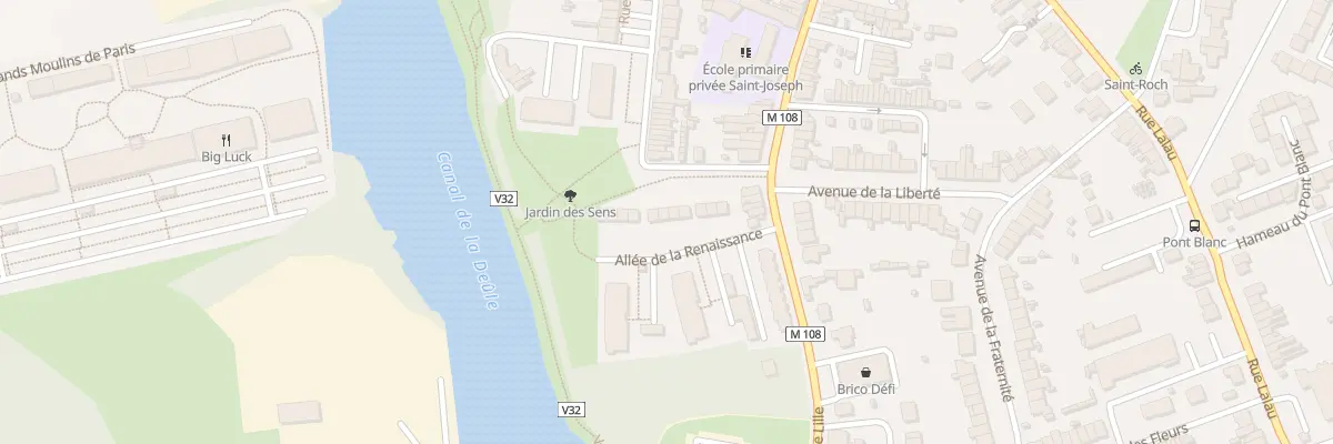 Plan du 11 All de la Renaissance à Marquette-lez-Lille