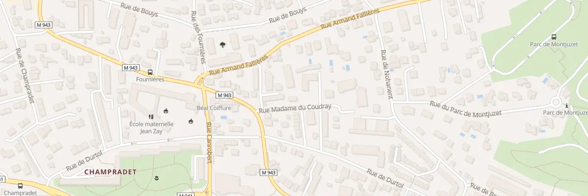 Plan du 52 Rue de Durtol à Clermont-Ferrand