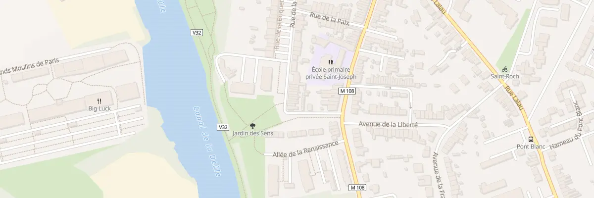 Plan du 10 Rue de la Briqueterie à Marquette-lez-Lille