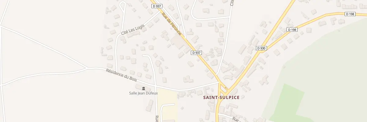 Plan du 5 Rue de Péronne à Ham