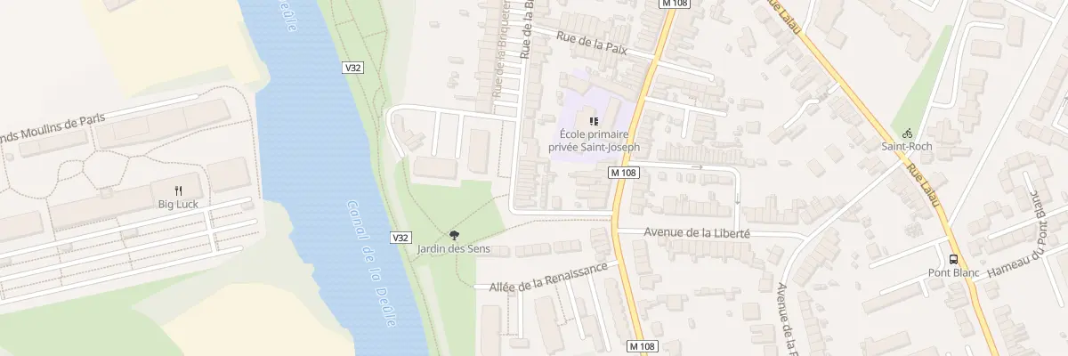 Plan du 14 Rue de la Briqueterie à Marquette-lez-Lille