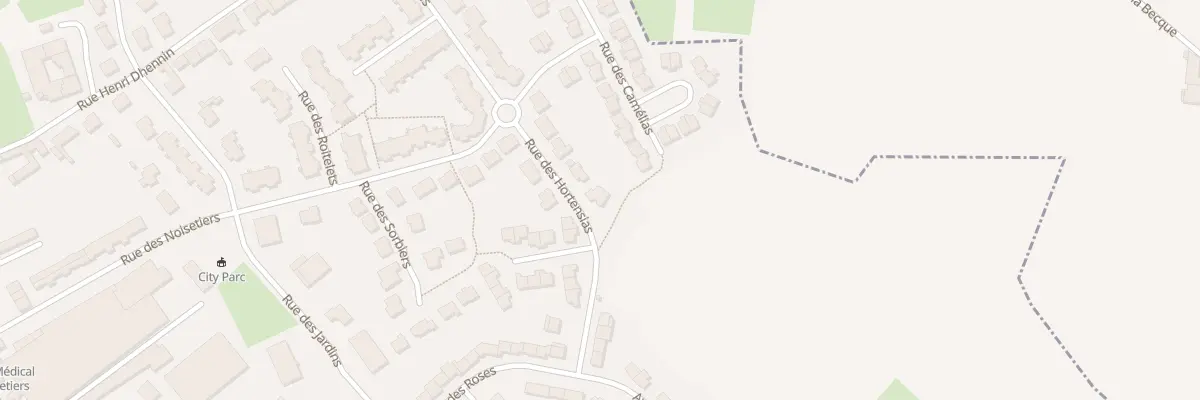 Plan du 12 Rue des Hortensias à Attiches