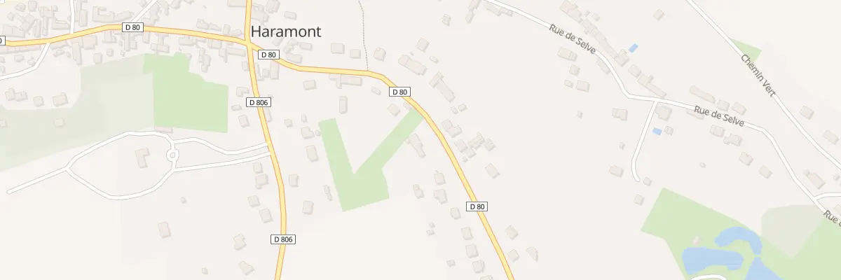 Plan du 14 Rte de Villers à Haramont