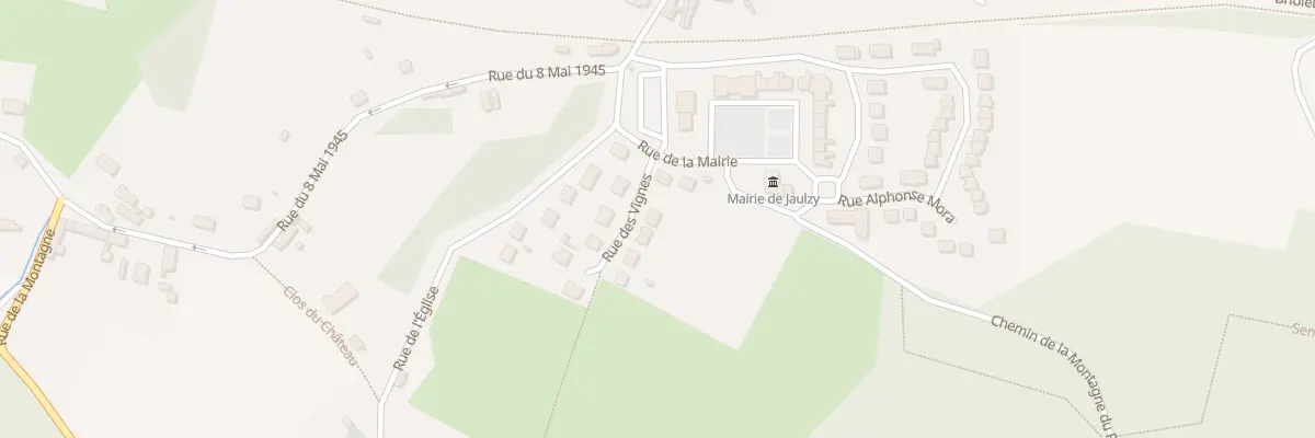 Plan du 1 Rue des Vignes à Jaulzy