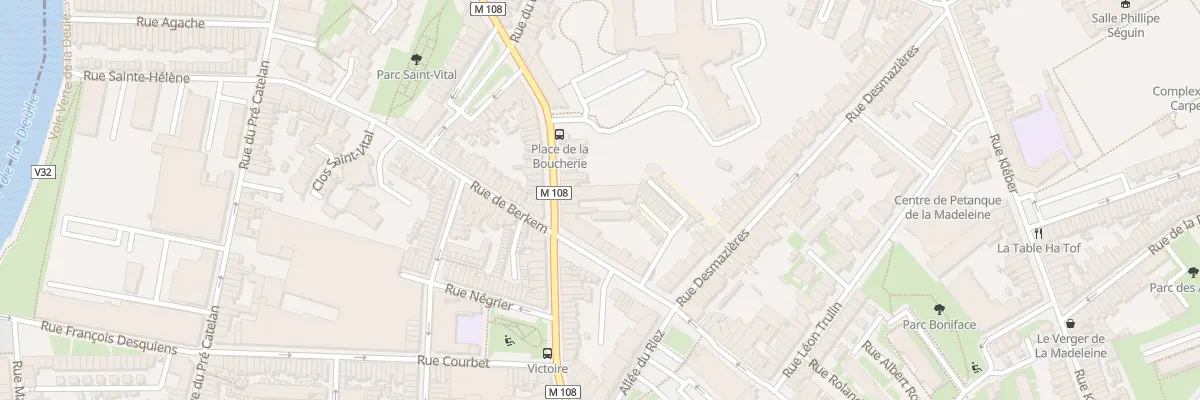 Plan du 178 Rue du Pdt Georges Pompidou à La Madeleine