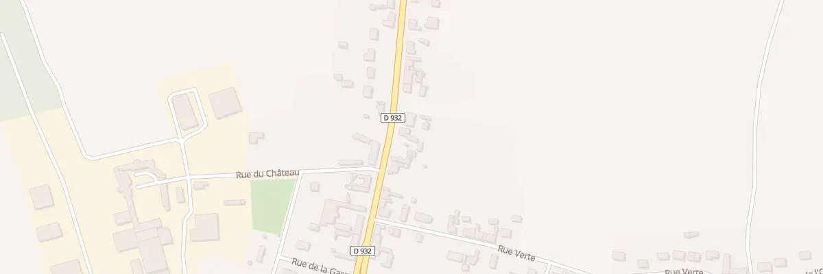 Plan du 176 Rue de l’Europe à Golancourt