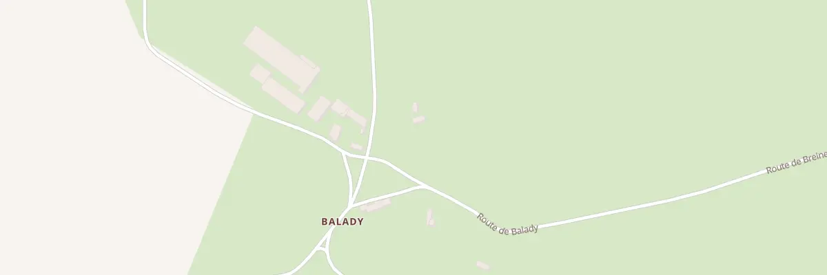 Plan du 6 Rte de Balady à Bellenaves