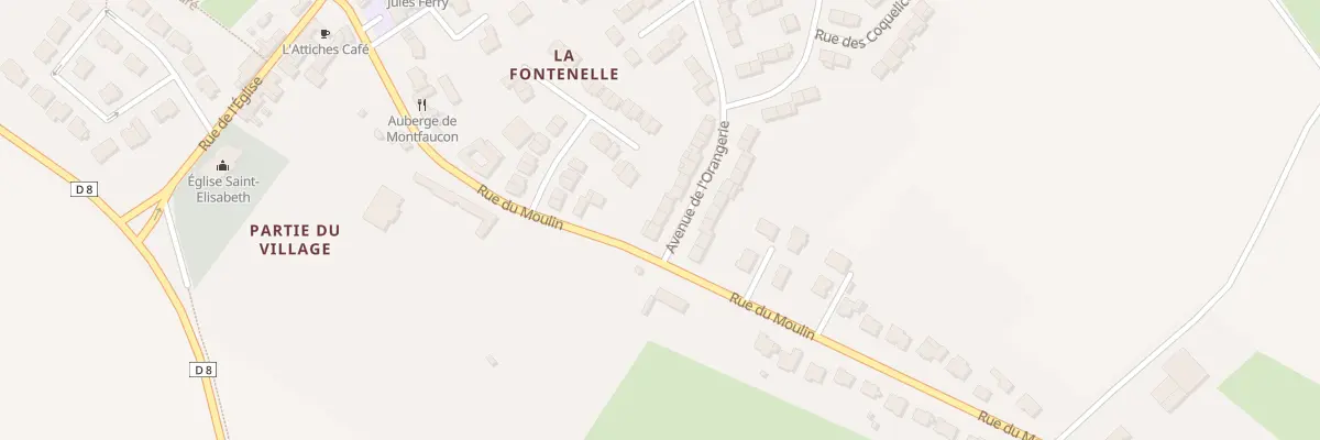 Plan du 3 Av de l’Orangerie à Attiches