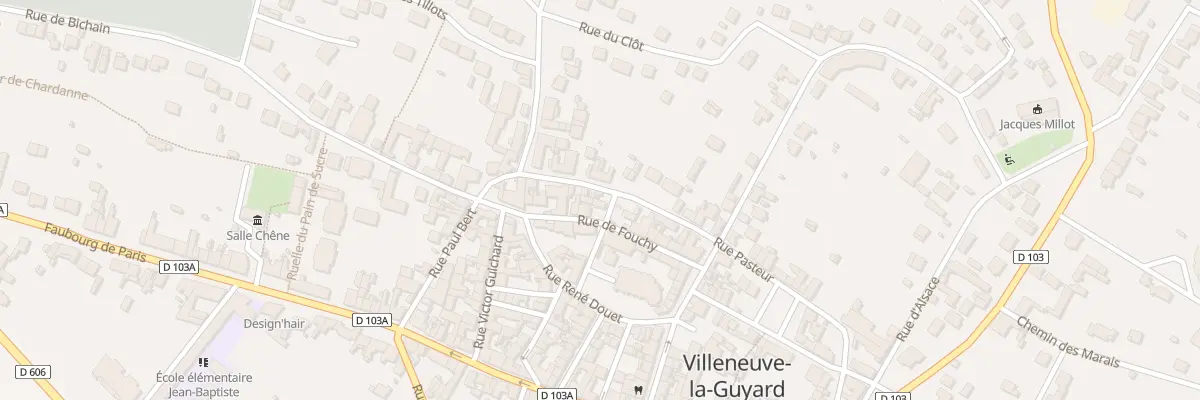 Plan du 7 Rue des Rochambelles à Villeneuve-la-Guyard