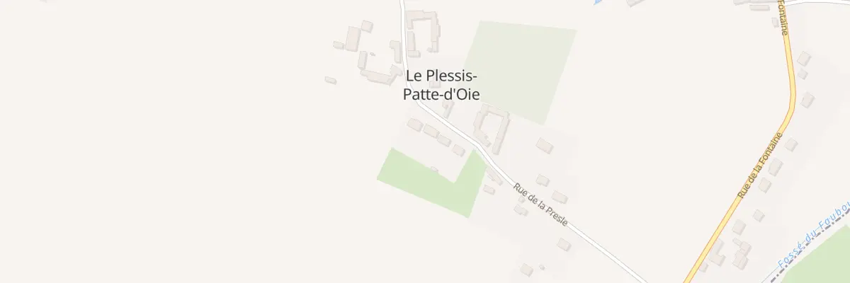 Plan du 274 Rue de la Presle au Plessis-Patte-d’Oie