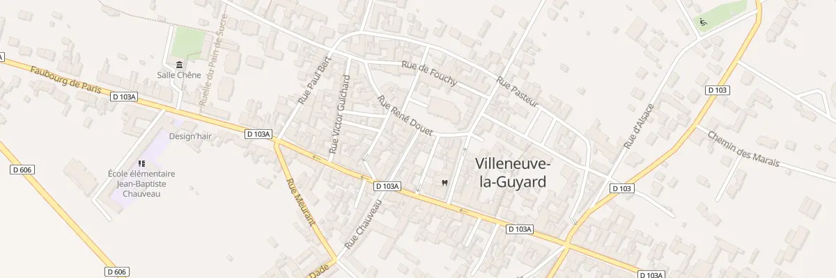 Plan du 10 Rue de l’Eglise à Villeneuve-la-Guyard