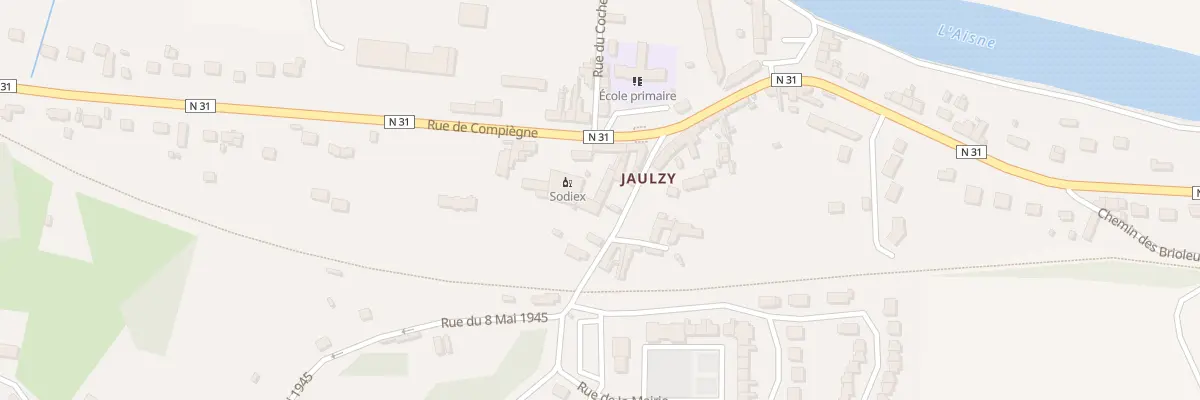 Plan du 4 Rue du 8 Mai 1945 à Jaulzy