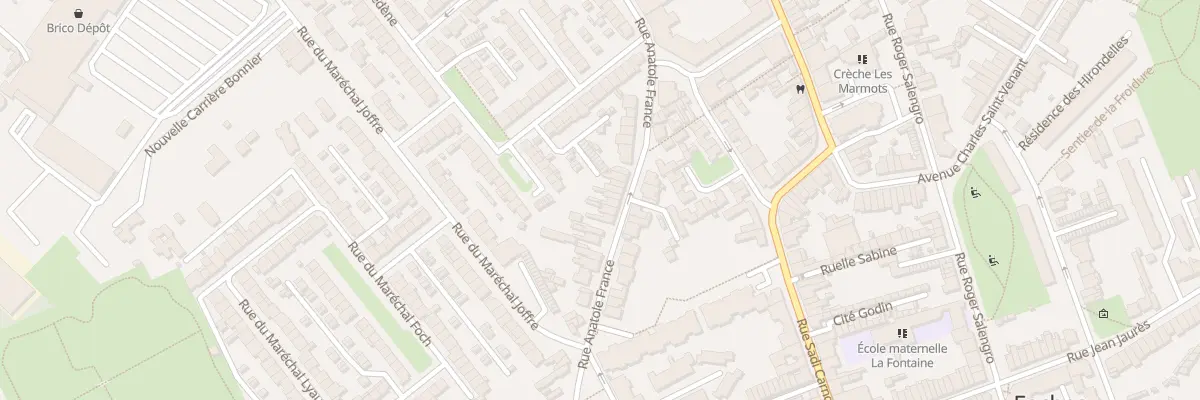 Plan du 98 Rue Anatole France à Faches-Thumesnil