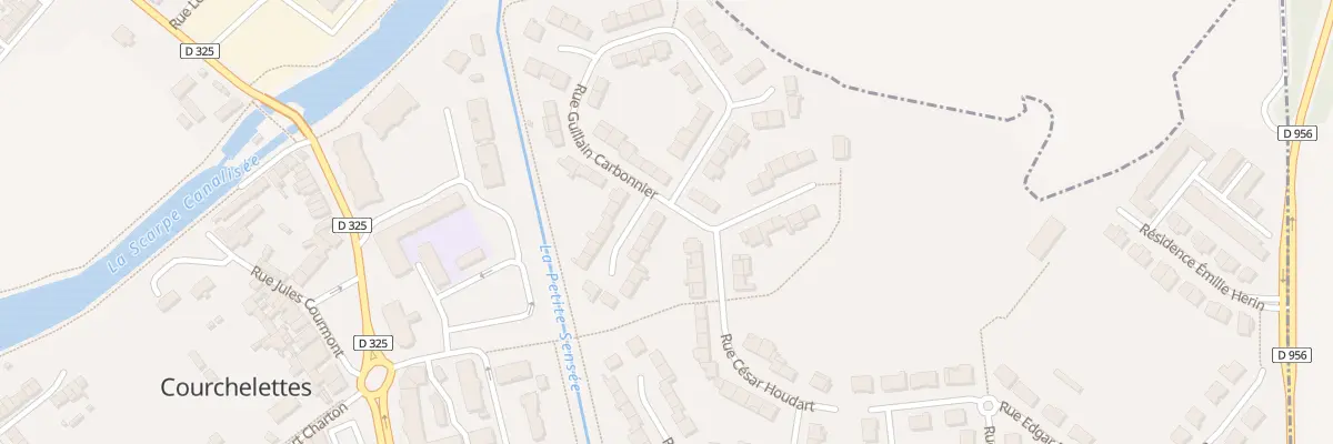 Plan du 1 Rue Paul Humez à Courchelettes