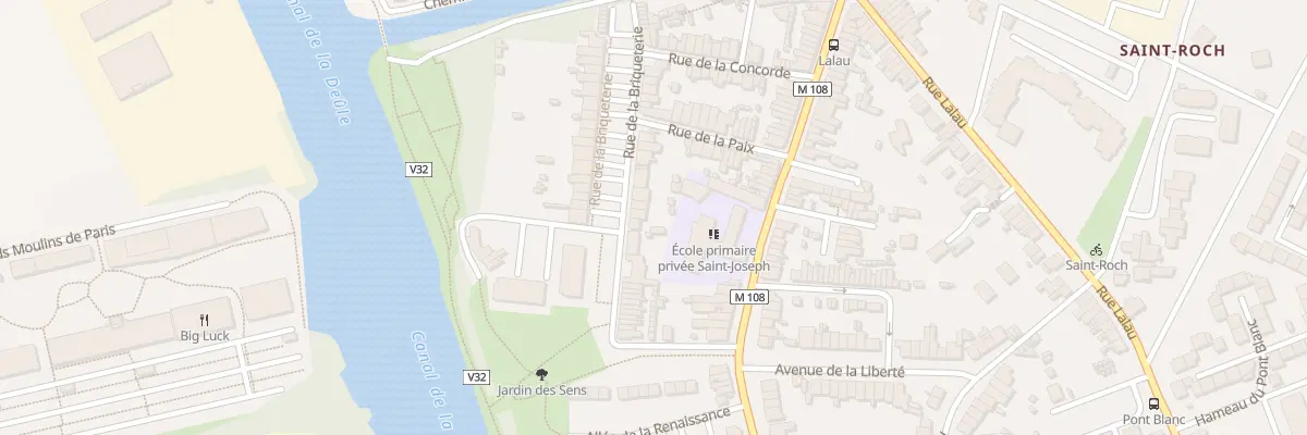 Plan du 38 Rue de la Briqueterie à Marquette-lez-Lille
