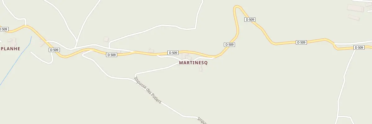 Plan du 5052 Martinesq à Pomayrols