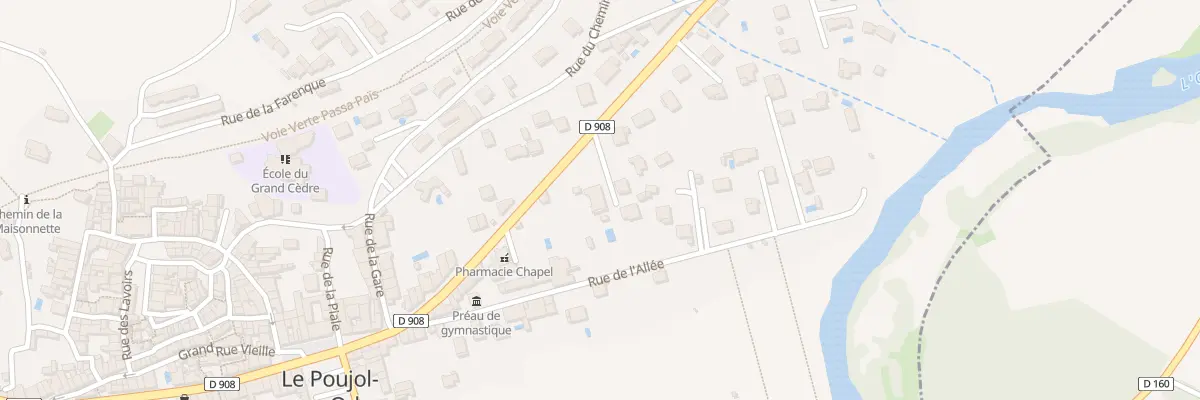 Plan du 20 Rue des Pountils au Poujol-sur-Orb