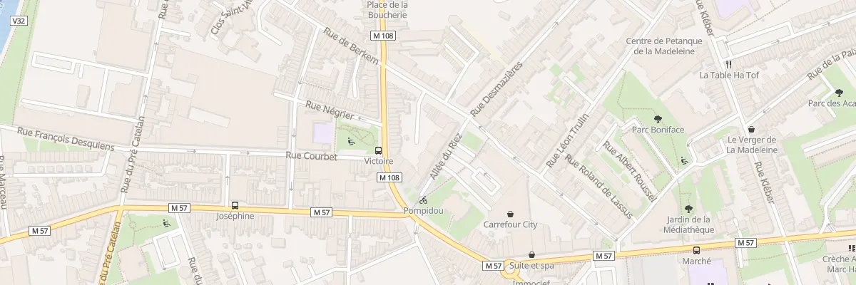 Plan du 106 Rue du Pdt Georges Pompidou à La Madeleine