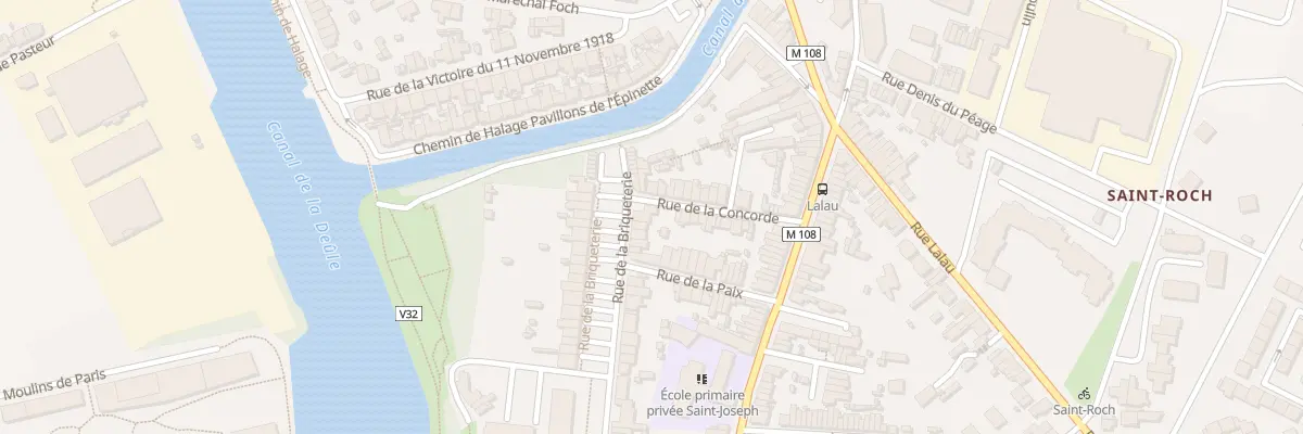 Plan du 62 Rue de la Briqueterie à Marquette-lez-Lille