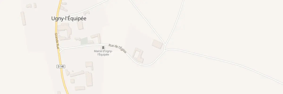 Plan du 5 Rue de l’Eglise à Ugny-l’Équipée