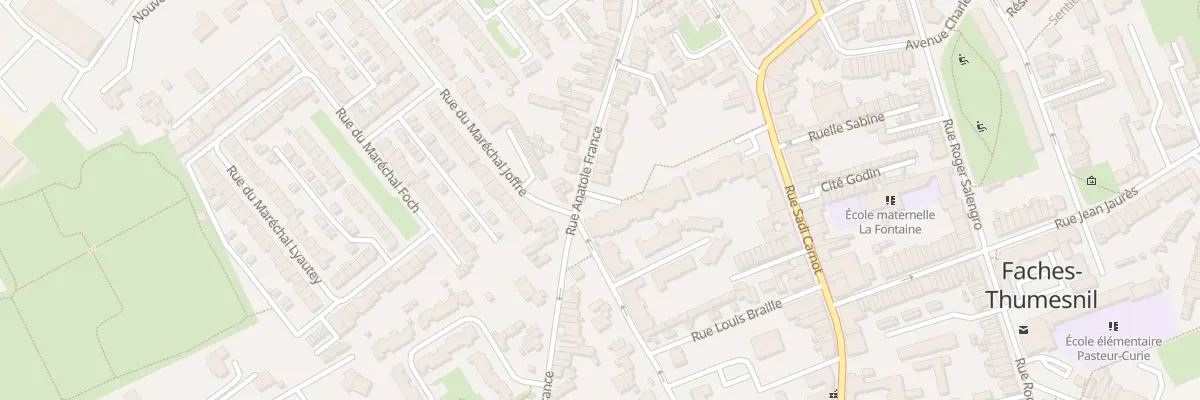 Plan du 103 Rue Anatole France à Faches-Thumesnil
