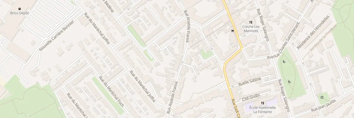 Plan du 92 Rue Anatole France à Faches-Thumesnil