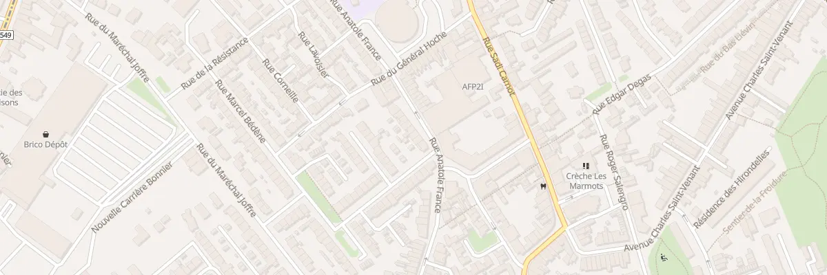 Plan du 50 Rue Anatole France à Faches-Thumesnil
