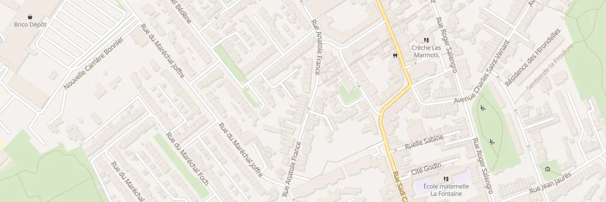 Plan du 90 Rue Anatole France à Faches-Thumesnil