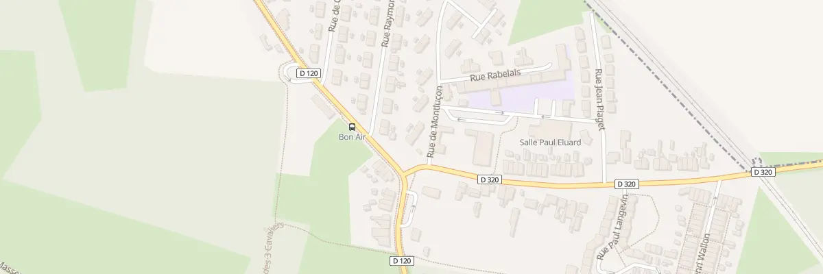 Plan du 1 Rue de Montluçon à Auby
