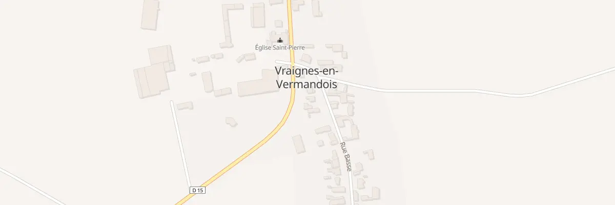 Plan du 4 Rue Basse à Vraignes-en-Vermandois
