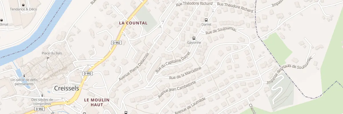 Plan du 17 Rue de l’Abbé Fabre à Creissels