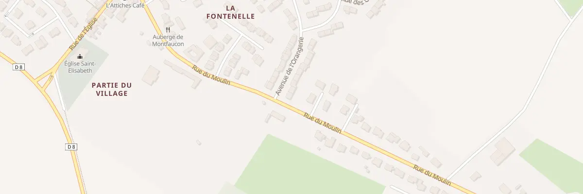 Plan du 2 Av de l’Orangerie à Attiches