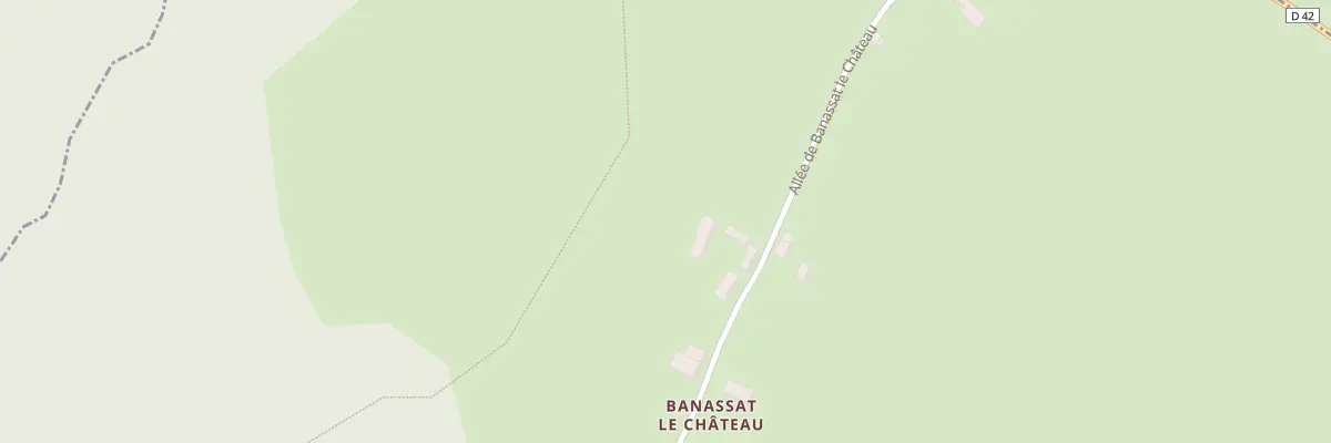 Plan du 5102 Banassat Le Chateau à Chirat-l’Église