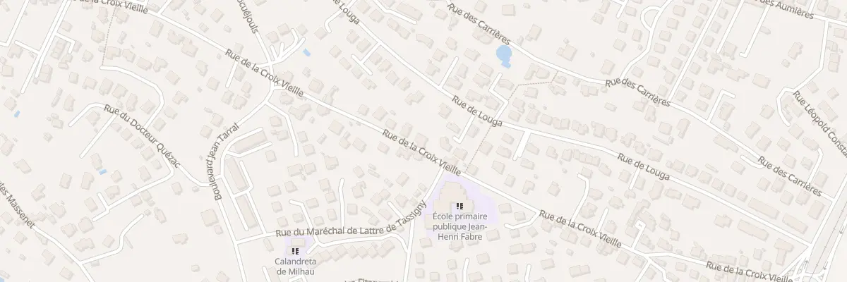 Plan du 54 Rue de la Croix Vieille à Millau