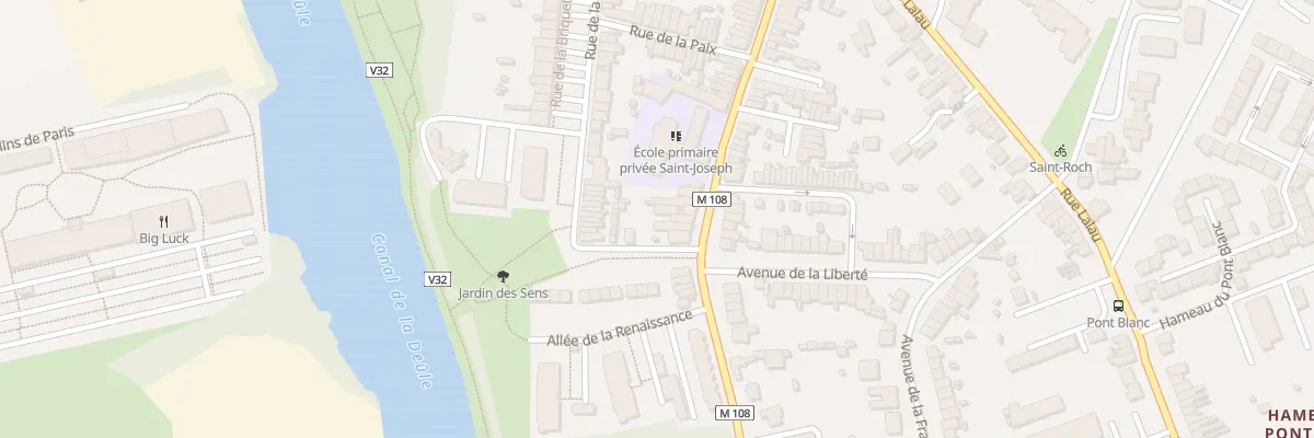 Plan du 68 Rue de Lille à Marquette-lez-Lille