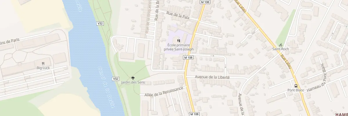 Plan du 64 Rue de Lille à Marquette-lez-Lille