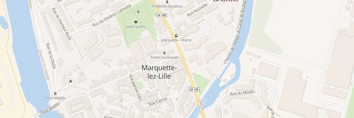 Plan du 1 Rue Martyrs de Resistance à Marquette-lez-Lille