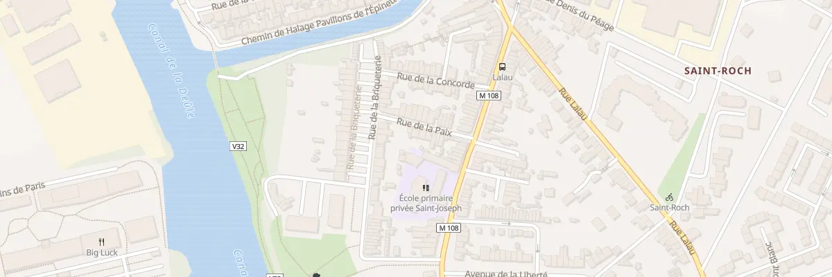Plan du 11 Rue de la Paix à Marquette-lez-Lille