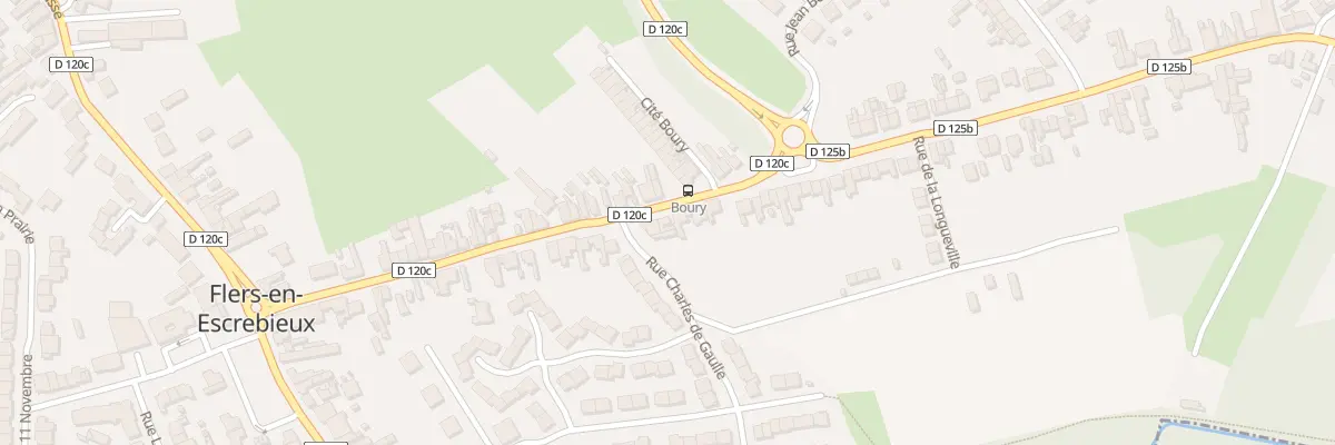 Plan du 34 Rue du Marechal de Lattre à Flers-en-Escrebieux