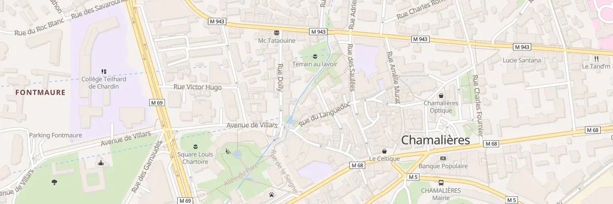 Plan du 38 Rue du Languedoc à Chamalières