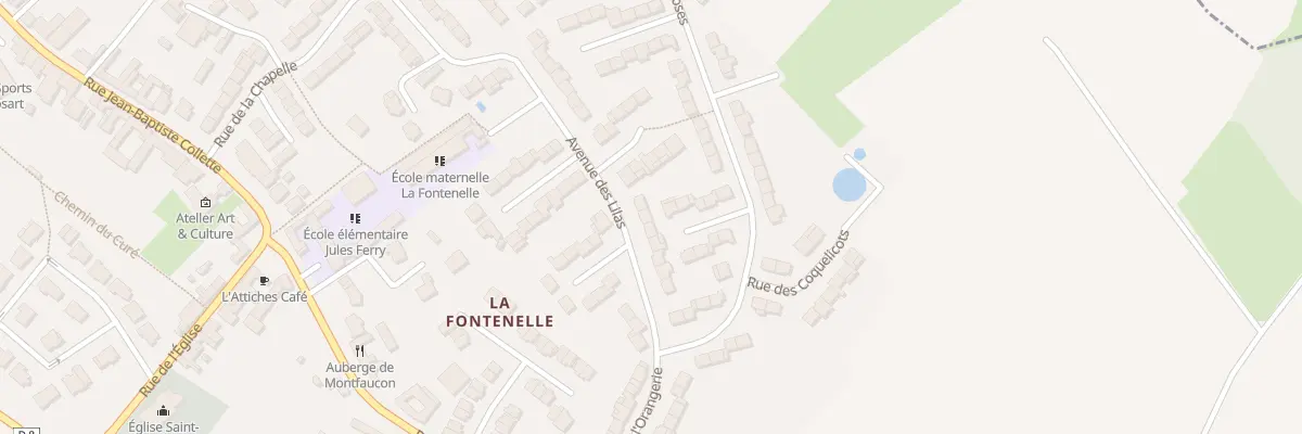 Plan du 29 Av des Lilas à Attiches