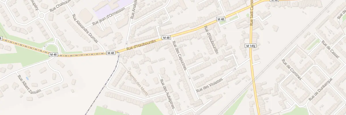 Plan du 12 Rue des Capucines à Faches-Thumesnil