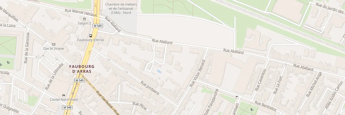 Plan du 62 Rue Abélard à Lille