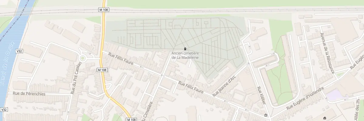 Plan du 54 Rue du Cimetière à La Madeleine