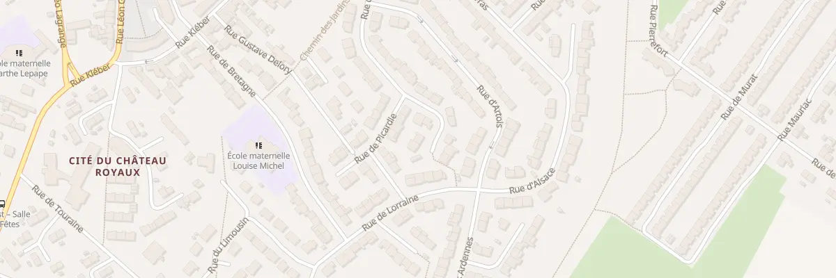 Plan du 3 Rue des Flandres à Leforest