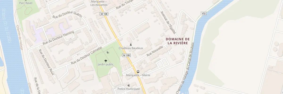 Plan du 9 Rue Nouvelle à Marquette-lez-Lille