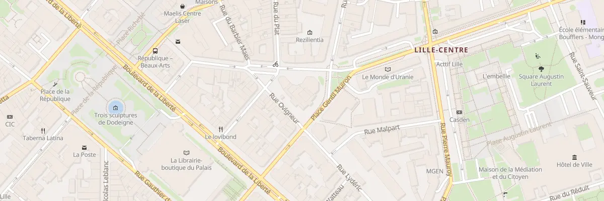 Plan du 25B Rue de la Vignette à Lille