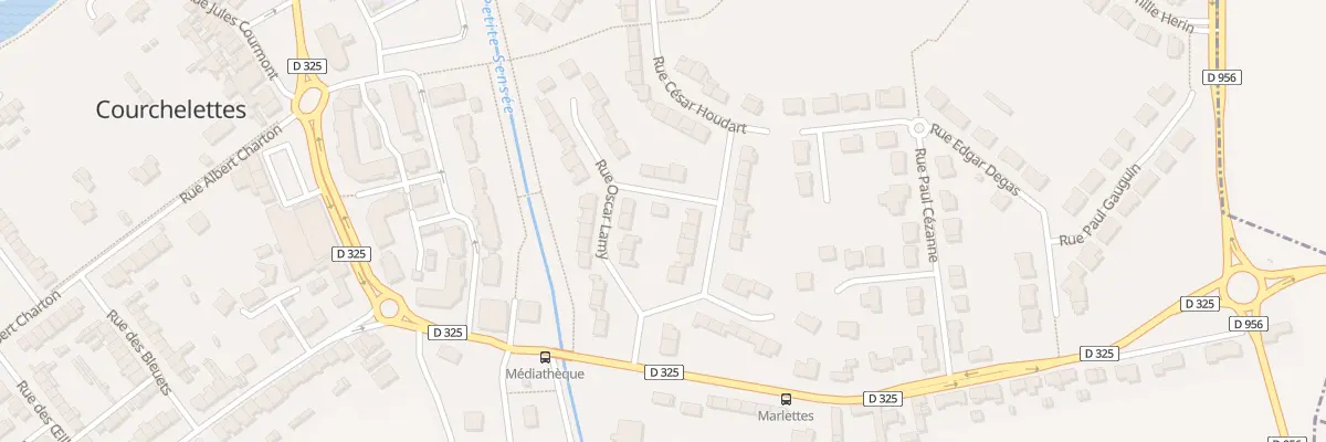 Plan du 2 Rue Frederic Trannin à Courchelettes