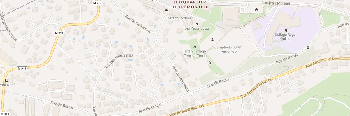 Plan du 138 Rue de Nohanent à Clermont-Ferrand